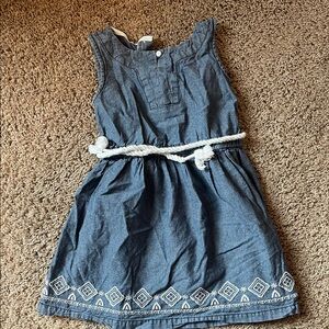 4t Carters Chambray dress Super cute